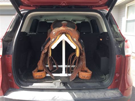 saddle rack for car trunk